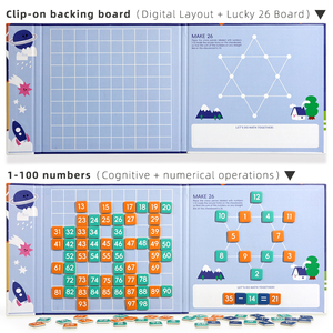 Material Escolar para Educación en Casa, Juguetes Educativos <span class=keywords><strong>de</strong></span> Matemáticas, Tabla <span class=keywords><strong>de</strong></span> Multiplicación <span class=keywords><strong>de</strong></span> 100 Números, Juego <span class=keywords><strong>de</strong></span> Mesa <span class=keywords><strong>de</strong></span> Multiplicación Montessori - Product Image 3