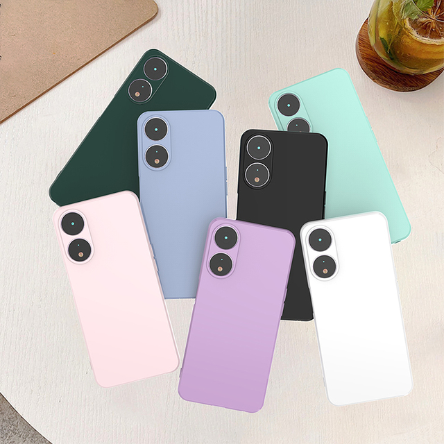 Cheap Price Colorful Soft Glossy Texture TPU Cell Phone case Cover for Oppo A78 5G A98 A1x A56s Back Cover