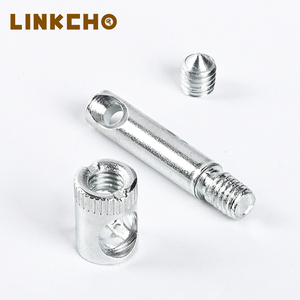 Đồ nội thất nhà bếp gỗ Fastener bu lông Tủ cam khóa vít chốt kết nối các loại 2 1 pre-chèn nhựa Nut Kim Loại chốt - Product Image 6