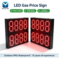 Letrero para Gasolinera con Pantalla de Precios de Combustible RS485 OIL-Show, Venta al Por Mayor de Fábrica