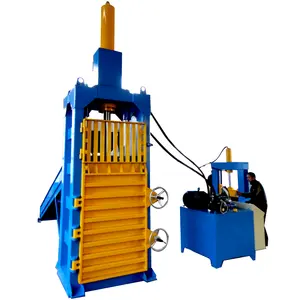 Vertical Hydraulic carton paper cardboard plastic press baler / plastic baler machine