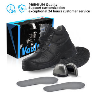 وصل حديثًا جلد PU من <span class=keywords><strong>Vaultex</strong></span> أحذية أمان متوسطة الجودة من جلد Pvc نعل صلب إصبع القدم حماية آمنة للرجل - Product Image 3