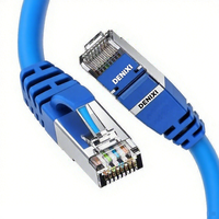 Harga grosir pabrik kabel Jumper RJ45 berlapis perak kawat CCA kabel Patch 5M CAT6 kabel jaringan Ethernet untuk penggunaan dalam ruangan