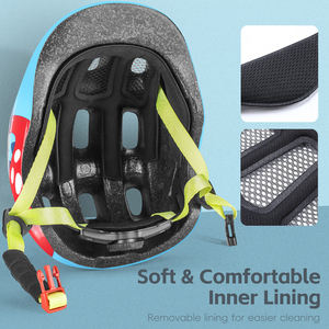 Casco de Bicicleta Multicolor para Niños WEST BIKING, Cómodo, Ligero, Ajustable, Plegable e Integrado - Product Image 2