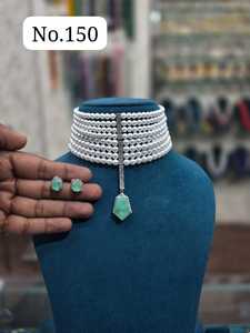 Conjunto de Collar y Pendientes de Lujo con Piedras de Circonio para Mujer, Joyería de Moda Premium para Novias, Bodas, Recepciones y Festivales - Product Image 2