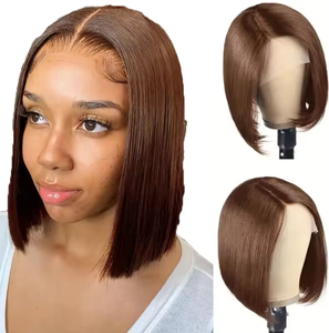 Perruques Bob Courtes Économiques Les Plus Vendues avec Dentelle Frontale HD, Styles Brésiliens et Vietnamiens Moelleux et Doux pour Femmes Noires, Vente en Gros - Product Image 6