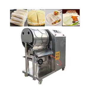 Machine commerciale automatique pour la fabrication de crêpes, de feuilles d'injera carrées, de feuilles de rouleaux de printemps et de feuilles de lumpia, avec moteur - Product Image 2