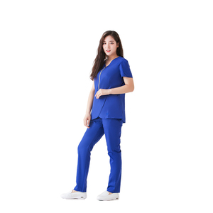 Uniformes Blancos Personalizados con Logotipo para Doctores y Enfermeras, <span class=keywords><strong>Ropa</strong></span> Médica para Paramédicos, Chaquetas y Batas <span class=keywords><strong>de</strong></span> Manga Corta para Enfermeras - Product Image 4