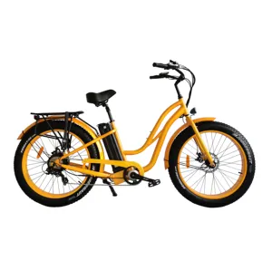 2022 Ristar cycle Fat Tire 2 Seat Chopper bici elettrica RSD506 26*4.0 pollici city ebike per donne adulte in sella a beach cruiser