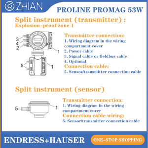 Débitmètre Endress+Hauser Promag 53W 100% original, neuf, scellé, en stock, prix direct usine, livraison rapide - Product Image 3