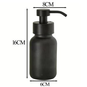 Dispenser with Double Liquid Function Modern Design Refillable Bottle for Hotel Use Glass <b>Foaming</b> <b>Hand</b> <b>Soap</b> - Product Image 3
