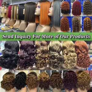 Glueless Dark Root Ombre Mật Ong Tóc Vàng Ren Phía Trước 3D Cơ Thể Sóng Tóc Giả 100% Tóc Con Người Trong Suốt Ren Phía Trước Tóc Con Người Màu Tóc Giả - Product Image 6