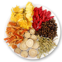 Thé en infusion de chrysanthème et de baies de goji, mélange bienfaisant, sachets individuels, boîte de 120g avec graines de cassia et réglisse