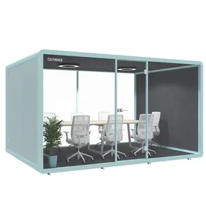 customized easy installation 35db soundproof office meeting booth acoustic meeting pod