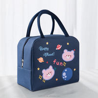 Sac isotherme pliable en néoprène pour enfants et femmes, motif canard de dessin animé, pour le déjeuner scolaire, écologique, nouveauté 2022