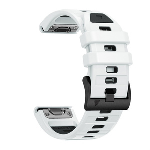 <span class=keywords><strong>Bracelet</strong></span> de montre QuickFit 20 22 26mm pour Garmin <span class=keywords><strong>Fenix</strong></span> 8 43mm 47mm 51mm 7 7X <span class=keywords><strong>6</strong></span> 6X Pro Epix Gen2 Enduro 3 955 965 <span class=keywords><strong>Bracelet</strong></span> en silicone - Product Image 4