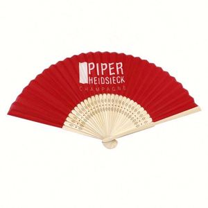 Wholesale Custom Folding <b>Bamboo</b> Hand Held Fan With Logo Printed - Product Image 4