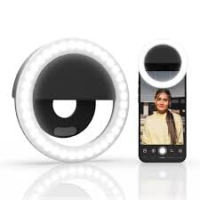 Anillo de Luz LED con Tema Romántico, Material PS Resistente, para Uso Diario - Regalo para Fiestas y Fotografía - Product Image 4