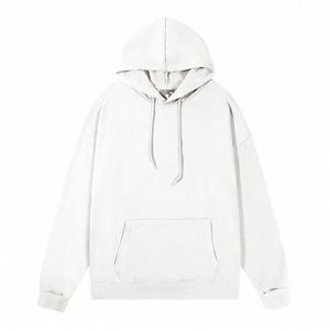 Free Sample Men's Oversized 100% Polyester Hoodies Sweatshirts Long Sleeve <b>Drop</b> Shoulder Custom Logo Print 3D Embroidery - Product Image 1