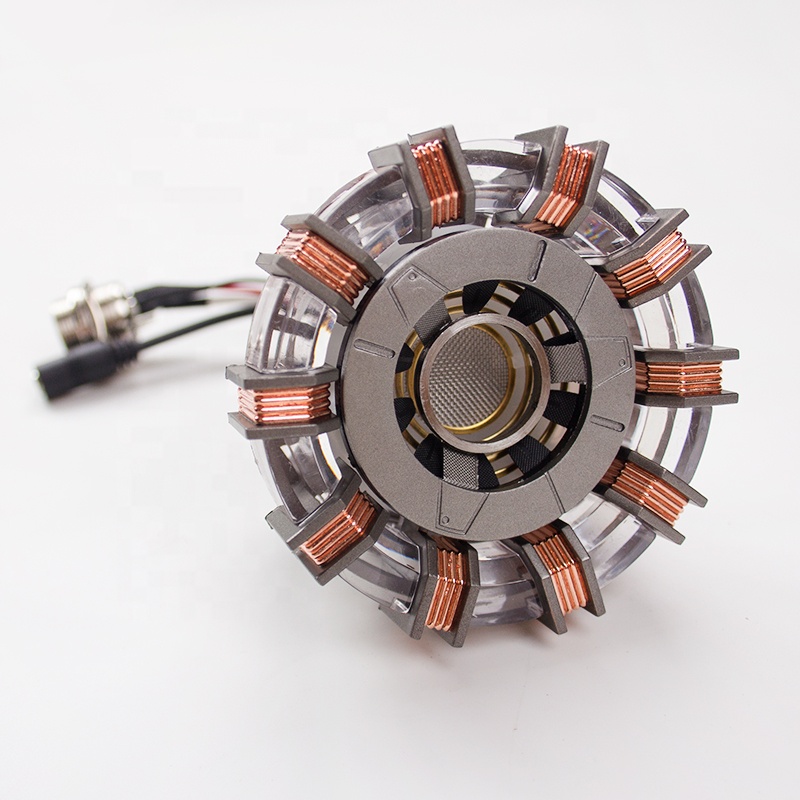 LEDライト付き1:1スケールマーベルプロップアイアンマンMK2アーク