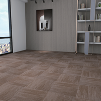 Moderne Büro-Teppichfliesen Geometrisches Muster Modulare Bodenbeläge 50x50cm Hotel Gewerbe