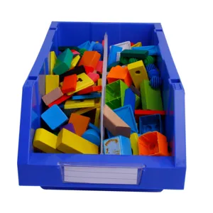 Retângulo escritório organizador escaninhos pp bin caixa para brinquedo plástico armazenamento escaninhos