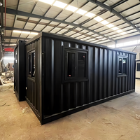 Maison mobile préfabriquée extensible de 40 pieds ou 20 pieds, conteneur habitable, 4 chambres, structure en acier préfabriquée, maison portable