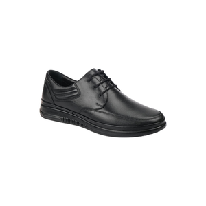 <b>Top</b> Quality 2666 Men's Genuine Leather Comfort Shoes Rubber Sole Men's Round Toe Lace-Up <b>Walking</b> Shoes - Product Image 2
