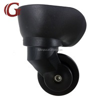 Roues de bagages en PVC/PP silencieuses et lisses, rotation à 360 degrés, durables, style professionnel simple, ensemble de 4 pièces, valises rigides