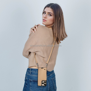 Custodia per telefono in vera pelle con cinturino con tracolla <span class=keywords><strong>a</strong></span> tracolla custodia per cellulare - Product Image 5