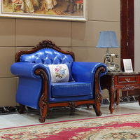 Ensemble de canapés Chesterfield de style européen, réglables, en cuir durable, design en forme de U, pieds en bois massif, pour appartement/hôtel/villa