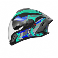 Casques de moto modulaires unisexes portables ABS, protection de la tête, accessoires moto, fabricant – Vente chaude