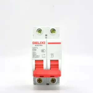 Delixi DZ47s China Industriële Magnetische Elektromagnetische Reis Miniatuur Circuit Breaker Mcb Circuit Breakers