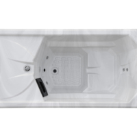 Baignoire Spa Glacée Autoportante Sparelax Wellness Recovery en Acrylique, Design Moderne, 5 Jets, Massage Hydromassant, Drainage Intégré