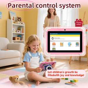 卸売7インチの子供用タブレットPC 3000MAHバッテリー1024x600解像度MTKクアッドコア - Product Image 4