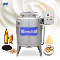 Cuve de Fermentation Conique 150L en Acier Inoxydable pour Brassage, Équipement de Fermentation 200 Litres, Fermenteur 10000L, 50 Litres