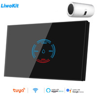 Panel de Interruptores Táctiles Inteligentes para Calentador de Agua, con Control Remoto por Aplicación, Resistente al Agua, de Alta Potencia (20A), Estándar Europeo WiFi