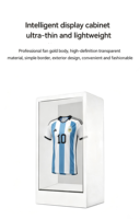 Vitrina Transparente de 55 Pulgadas con Pantalla Táctil Capacitiva 1080p, Soporte Interactivo para Señalización Minorista, para Publicidad y Exhibición