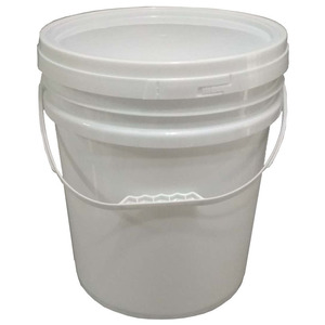 25L <b>Plastic</b> Bucket With Iron Handle 325*290*380mm Chemical Storage <b>Drum</b> 1.22KG Capacity For Industrial Use - Product Image 2