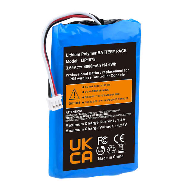 4000mAh PS5 Battery for Sony PlayStation 5 Dualsense Game Controller, LIP1708 LIP1078 CFI-ZCT1W