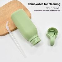 Mug de voyage créatif et portable pour le sport en plein air, anti-fuite, sans BPA, en silicone de qualité alimentaire, avec tube d'aspiration, vaisselle unisexe