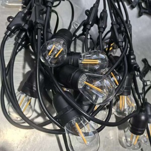 E27 <b>Led</b> <b>Light</b> Strings Waterproof Outdoor Hanging Lamp S14 Plastic Body 10A 16A Ce Certified For Export - Product Image 2