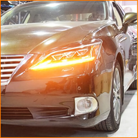 Pour Lexus ES240 ES350 2006-2012 – Ensemble de phares LED modernisés à triple faisceau matriciel avec animation de clignotants