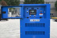 Generador diésel silencioso con cabina, motor Perkins de 30 kVA 24 kW, alternador Stamford, con certificación EPA.