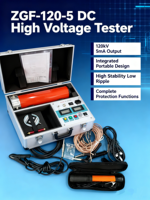 Testeur de tension de résistance HY Power Cable DC Hipot 120kV 200kV 300kV 5mA 10mA, dispositif de test de tension négative