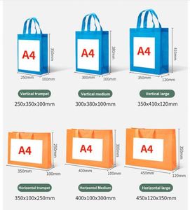 Sac de courses non tissé TNT imperméable, faible MOQ 50 pièces, sac de transport Bolas non tissé, sac non tissé personnalisé avec logo en stock - Product Image 2