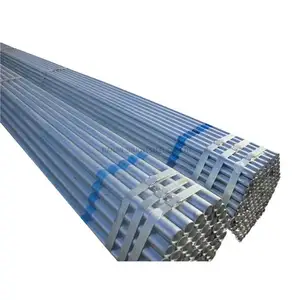 Construction And Building And Fire Protection For Pre - Galvanized Metal Scaffold Pipe High Strength Threaded Scaffold Tube