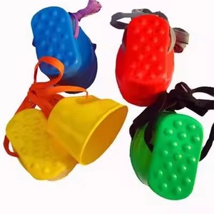 1 Par de Zapatos de Plástico para Caminar sobre Patas, Juguete Deportivo para Niños, Entrenamiento de Equilibrio, Ayuda Didáctica para Jardín de Infancia - Product Image 6