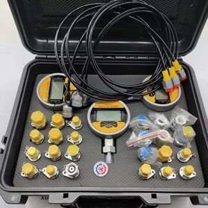 เกจวัดแรงดันดิจิตอลอเนกประสงค์คุณภาพดี เครื่องมือวัดและทดสอบแรงดันไฮดรอลิกแบบดิจิตอล ชุดทดสอบ 3 เกจ - Product Image 4