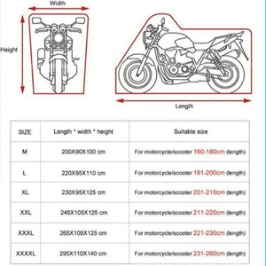 <span class=keywords><strong>Housse</strong></span> de Protection Extérieure Imperméable et Anti-Poussière pour Vélo, VTT, Vélo Électrique et Moto - Product Image 2